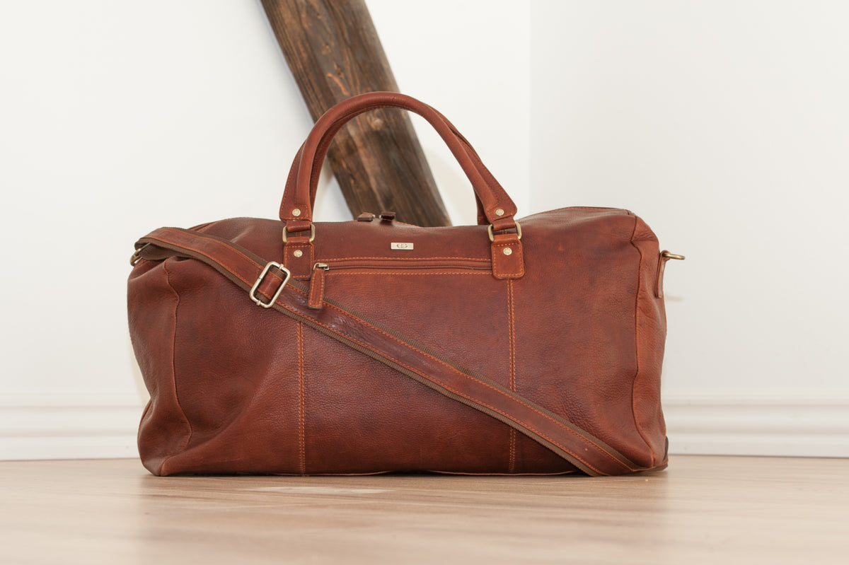 Bon Gout Weekendbag Columbia Skind