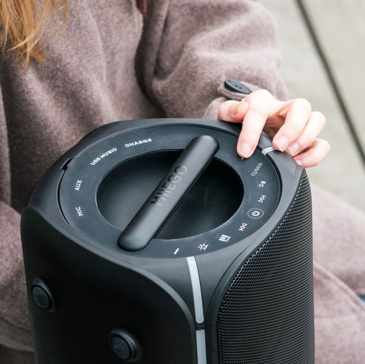 MiiTOWER BEAT – Kraftfuld trådløs partyhøjttaler med 70 W
