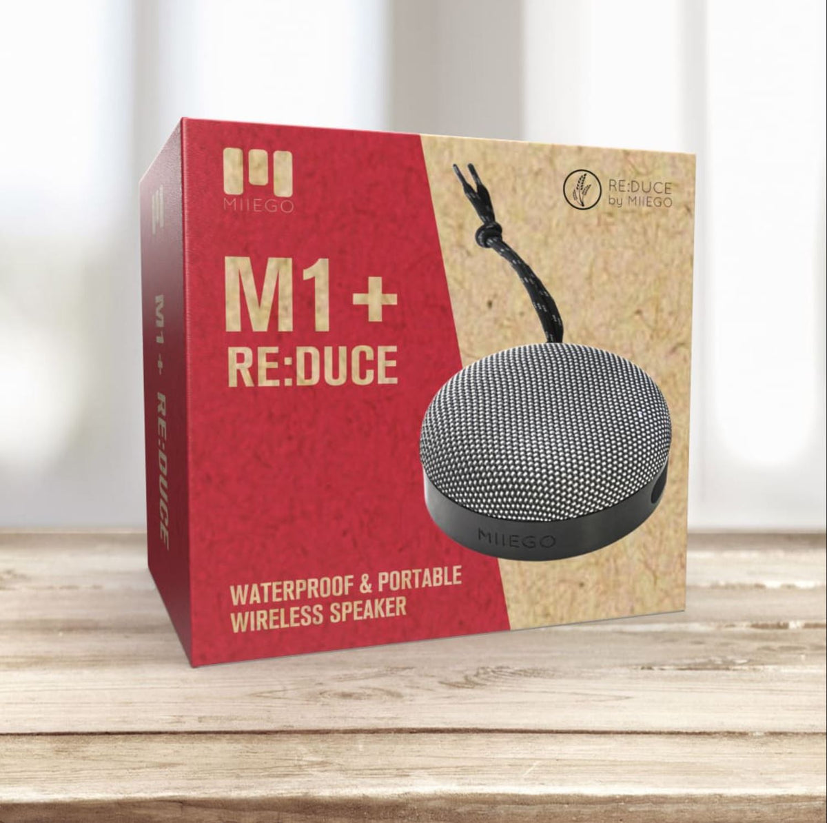 MIIEGO M1+ RE:DUCE – kompakt og vandtæt højttaler