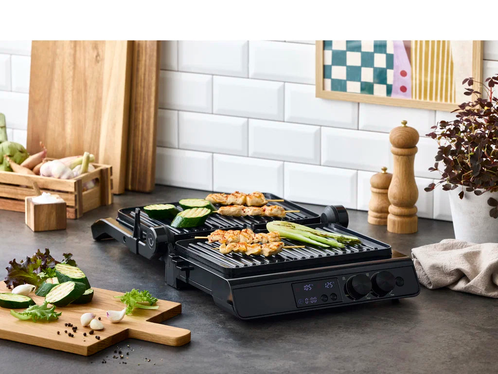 Nordic Sense Digital paninigrill 2000 watt sort