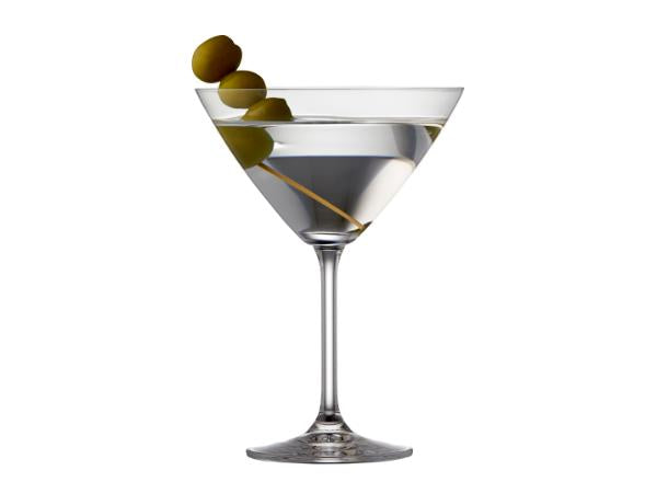 Lyngby Glas Juvel Martiniglas 28 cl 4 stk.