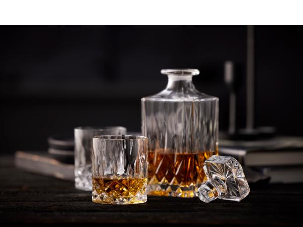 Lyngby Glas Krystal Whiskysæt 3 dele Klar