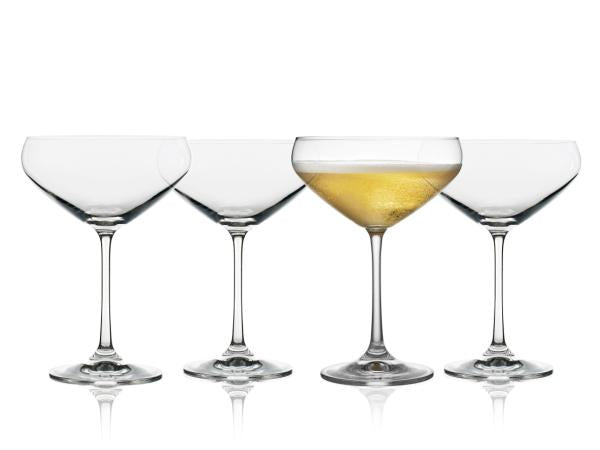 Lyngby Glas Juvel Champagneskål 34 cl 4 stk