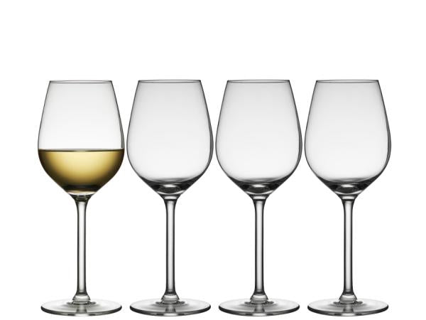 Lyngby Glas Juvel Hvidvinsglas 38 cl 4 stk. Klar