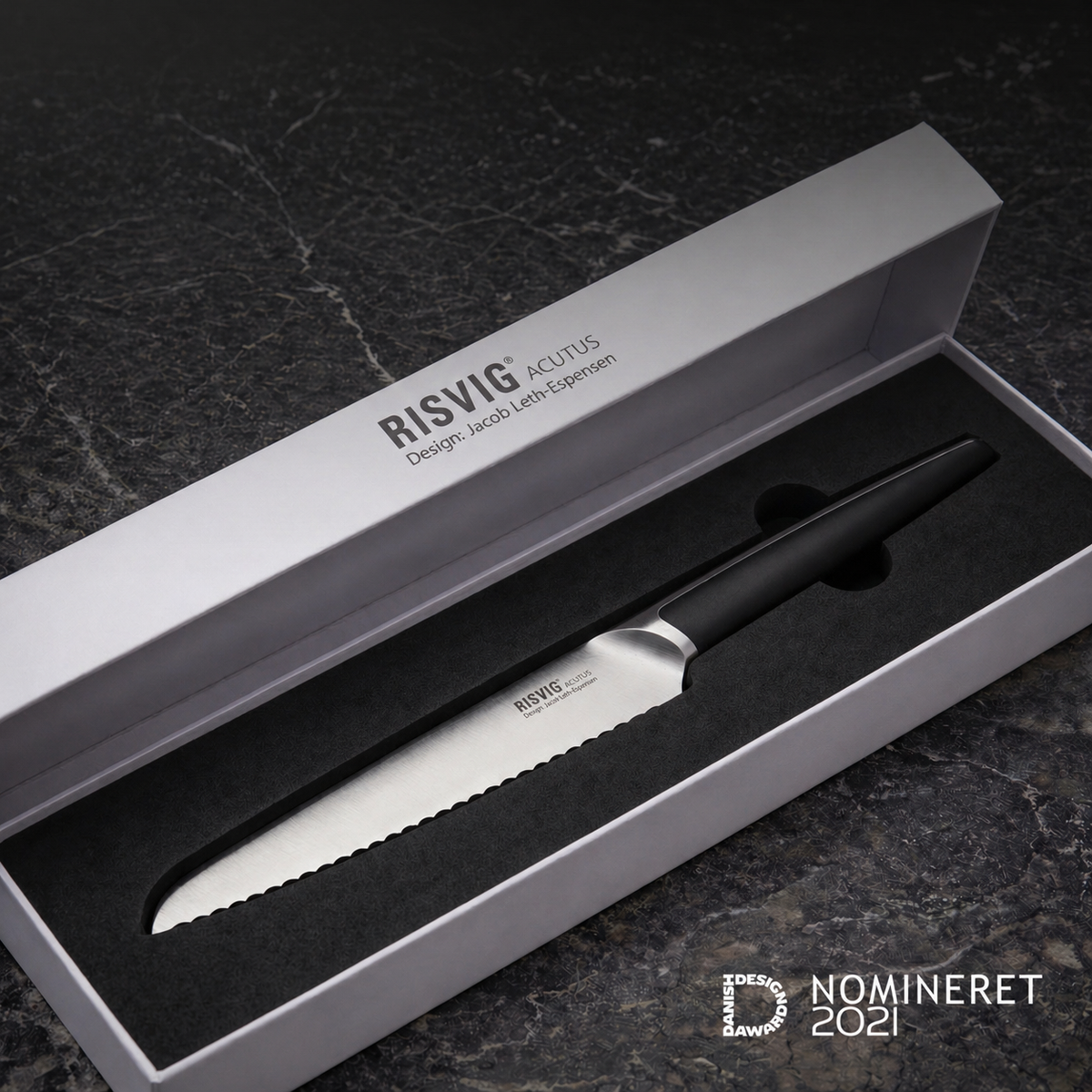 RISVIG Acutus 18 cm Brødkniv