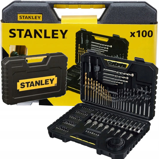 STANLEY bor- og bitsæt – 100 dele