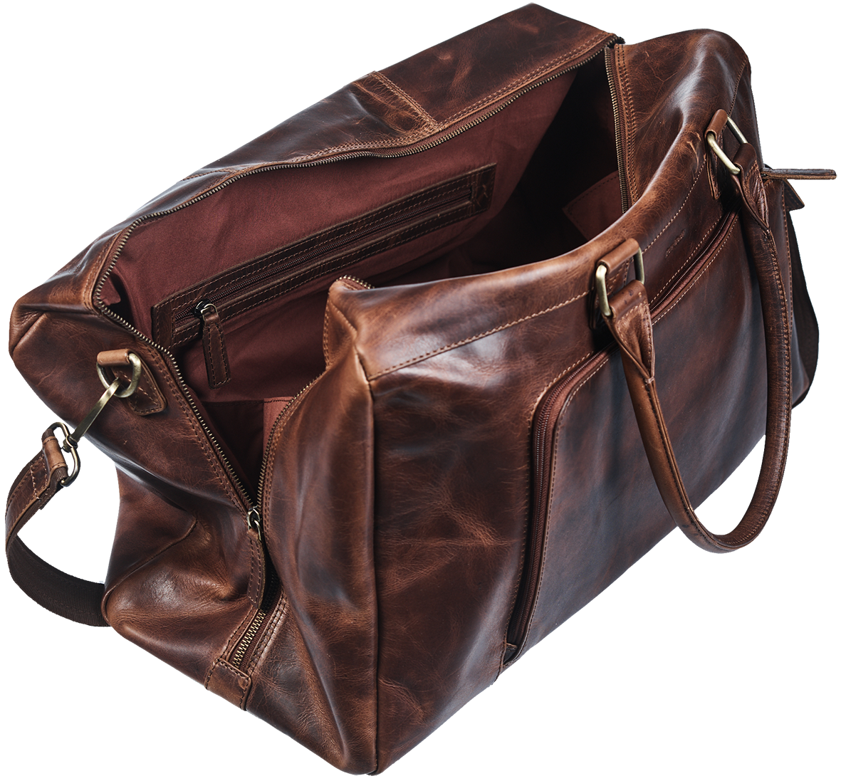 Bon Gout Weekendbag Cambridge skind