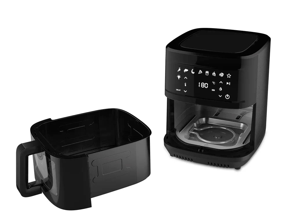 Nordic Sense Airfryer 9 liter 2000 watt sort