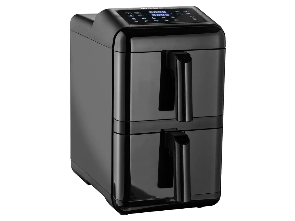Nordic Sense Airfryer Double Stack 11,6 liter 2900 watt sort