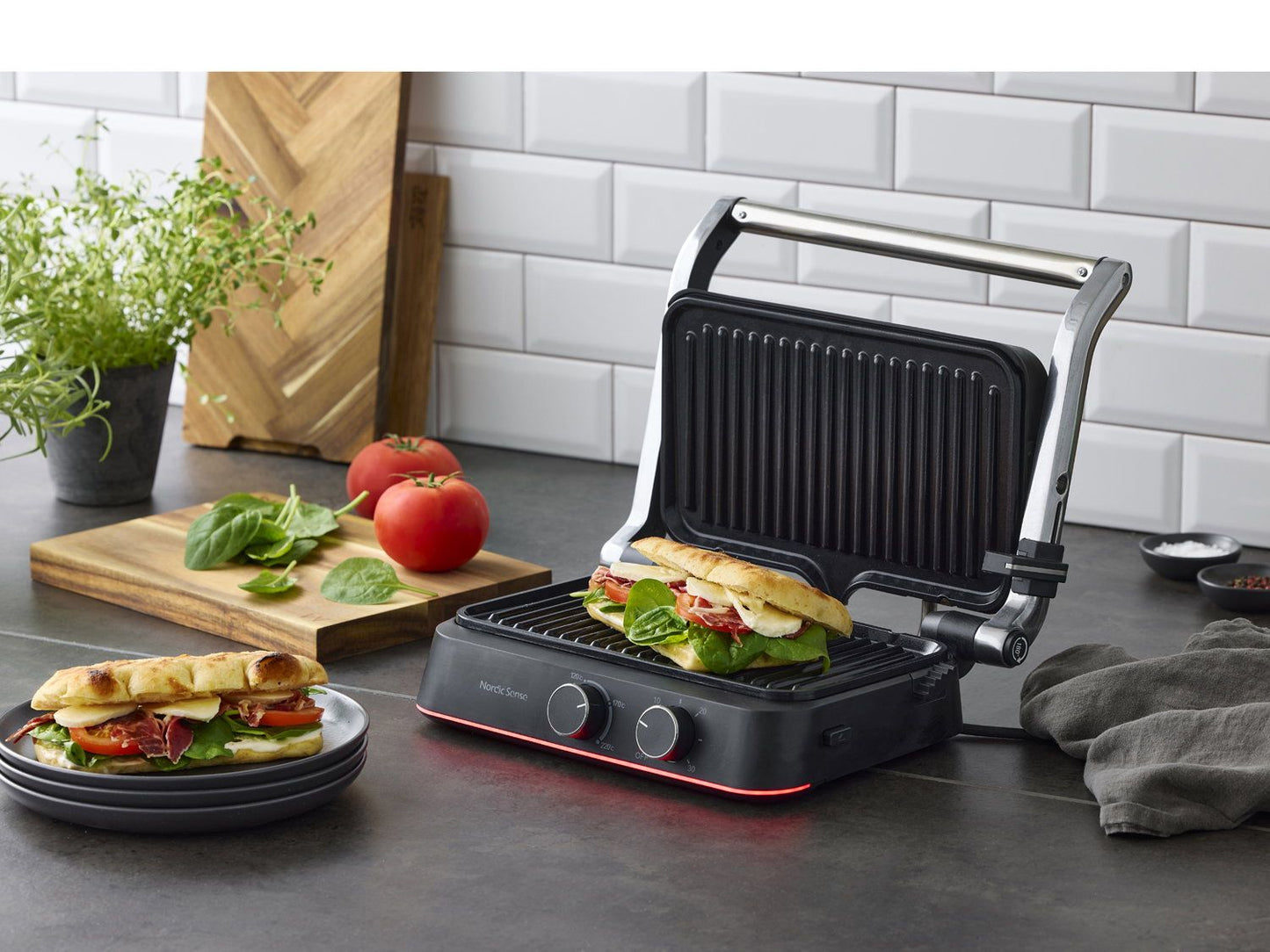 Nordic Sense multijern – panini, vafler og grill