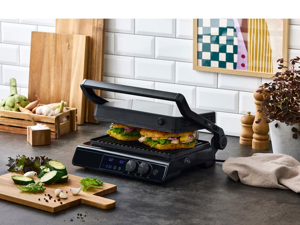 Nordic Sense Digital paninigrill 2000 watt sort