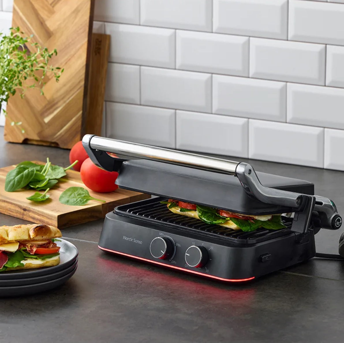 Nordic Sense multijern – panini, vafler og grill