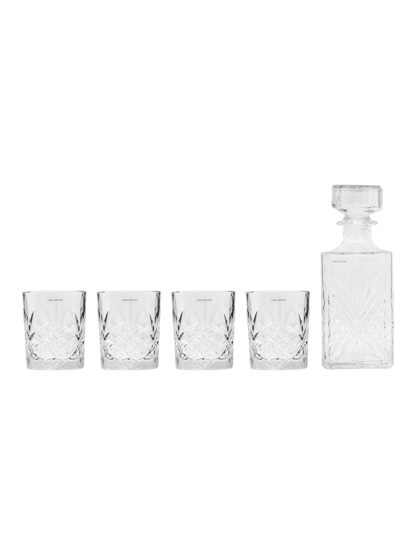 Karaffel med 4 glas