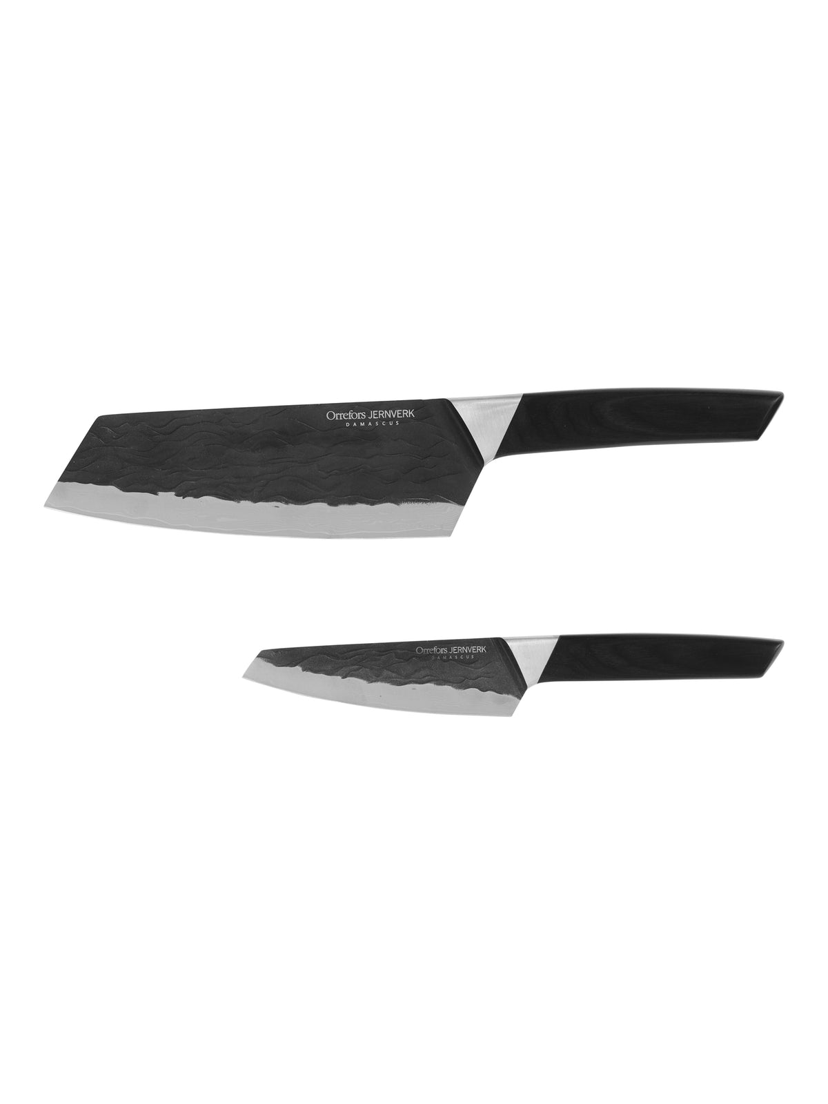 Orrefors Jernverk Blacksmith damaskusknive – 2-pak