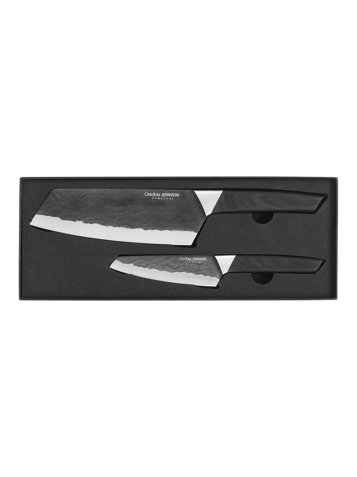 Orrefors Jernverk Blacksmith damaskusknive – 2-pak
