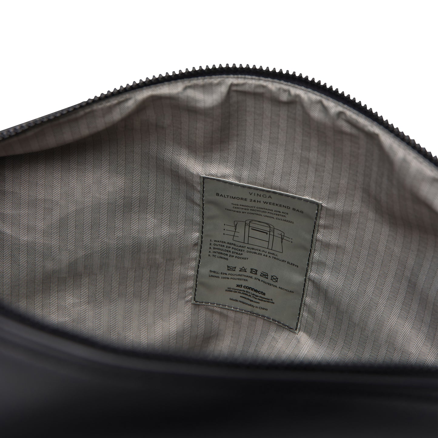 VINGA Baltimore RCS 24H Weekend Bag – praktisk weekendtaske
