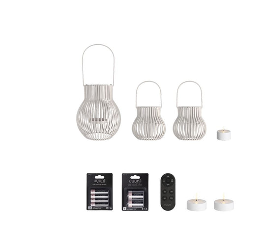 UPSIDE DOWN LED-lyspakke – lysegrå