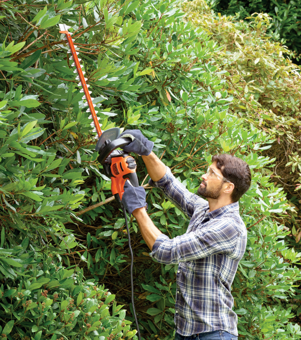 Black&Decker hækkeklipper med savklinge